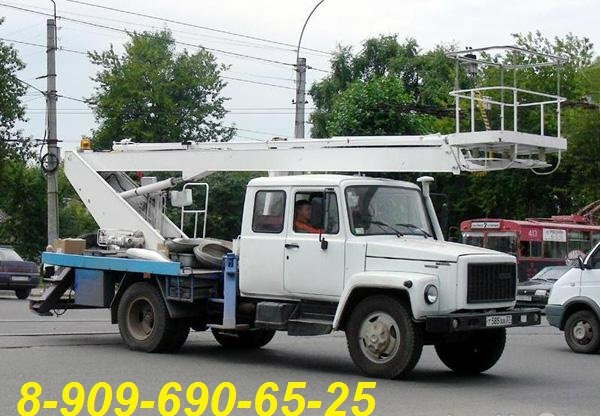 Услуги Аренда Заказ Автовышки до 25 метров по всей части Юга Московской Области