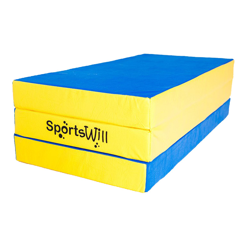 Гимнастический мат SportsWill 150 х 100 х 10 складной