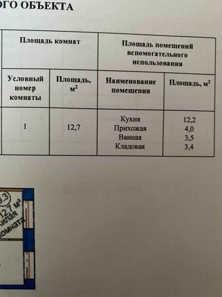 Продается отличная 1-комнатная квартира.