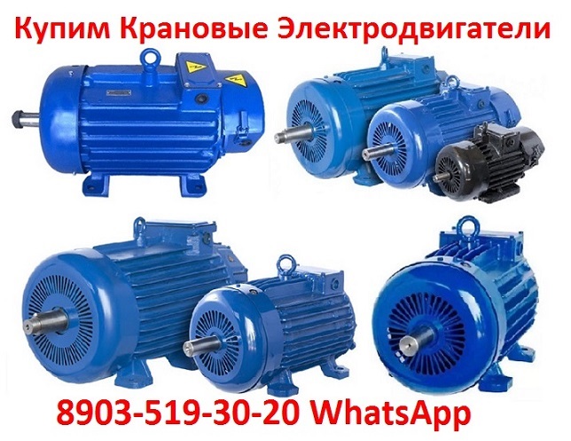 Купим Электродвигатели Крановые МТН, МТФ, 4МТМ, 4МТН, МТКН, MTF.
