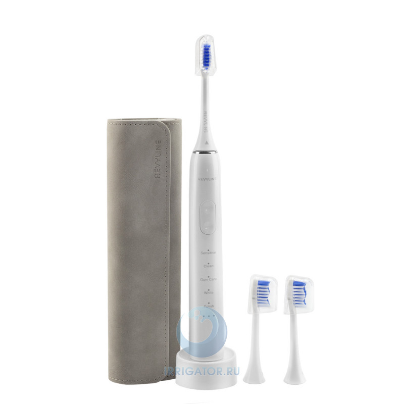 Звуковая зубная щетка Revyline RL 015, белый дизайн