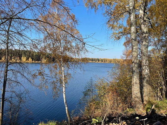 Участок в послке на берегу Рузского водохранилища