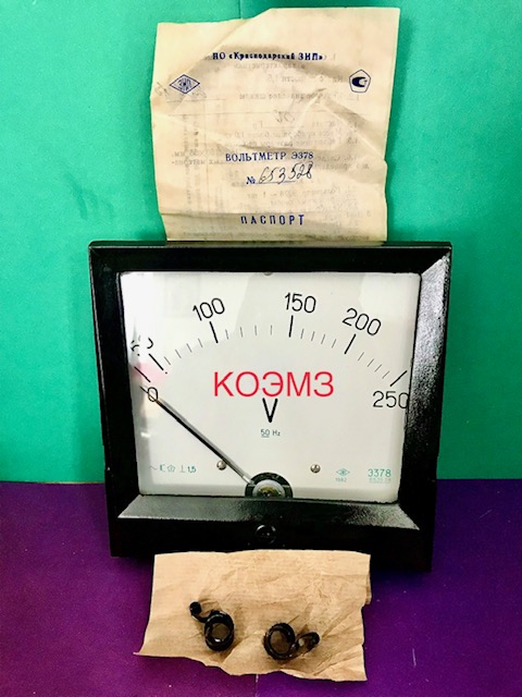 Вольтметр Э378 250в