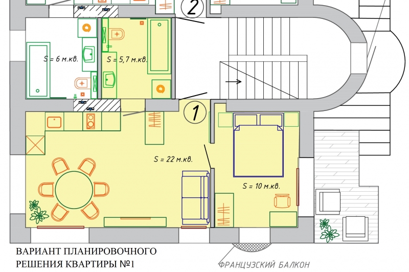 Квартира у моря. пос. Филино, ул. Новая, дом 1. Квартира 1. Калининградская обл