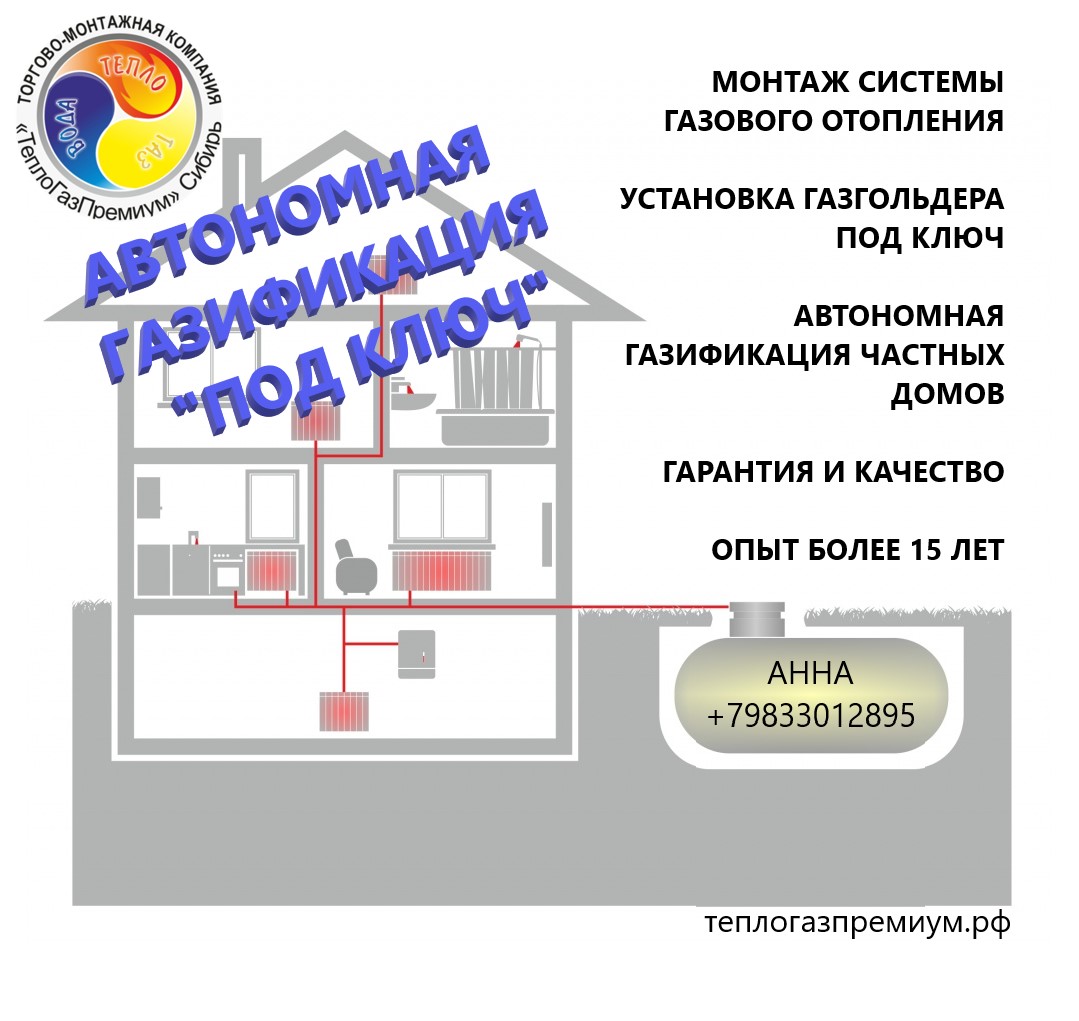 Автономная газификация частных домов